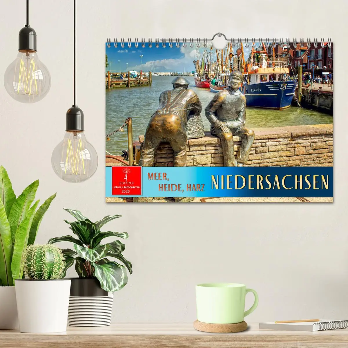 Bild: 9783457259689 | Niedersachsen - Meer, Heide, Harz (Wandkalender 2026 DIN A4 quer),...