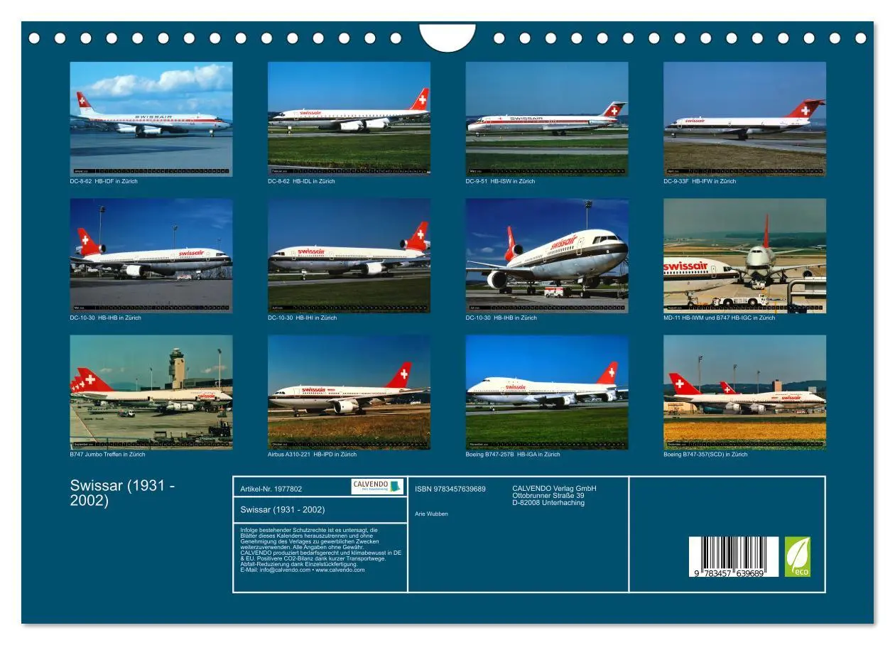 Bild: 9783457639689 | Swissar (1931 - 2002) (Wandkalender 2026 DIN A4 quer), CALVENDO...