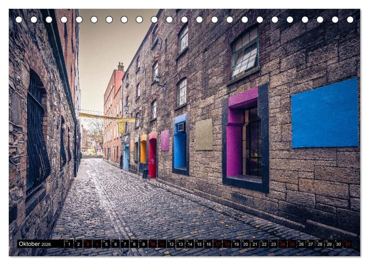 Bild: 9783457879689 | Dublin (Tischkalender 2026 DIN A5 quer), CALVENDO Monatskalender