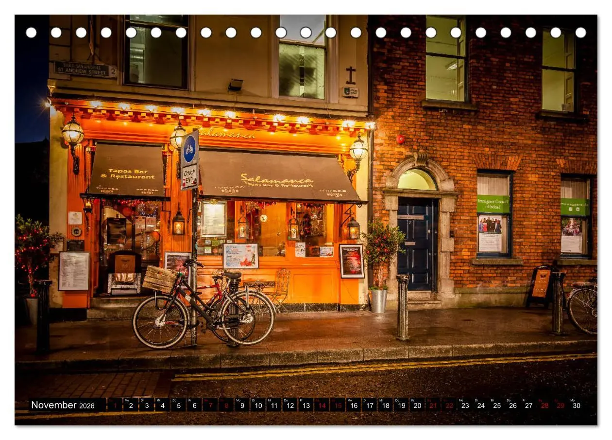Bild: 9783457879689 | Dublin (Tischkalender 2026 DIN A5 quer), CALVENDO Monatskalender