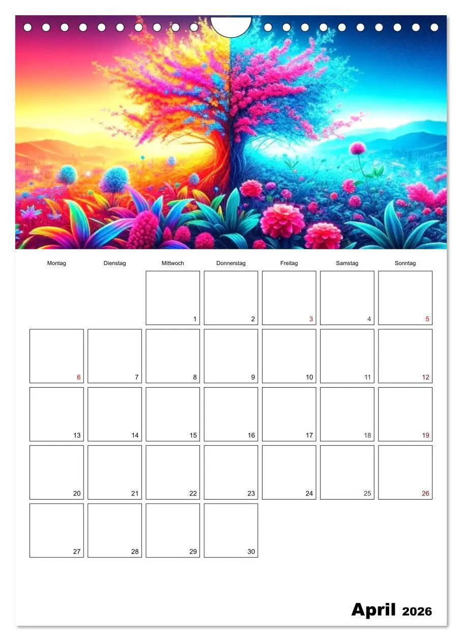 Bild: 9783516279689 | Neonlicht Familienplaner (Wandkalender 2026 DIN A4 hoch), CALVENDO...