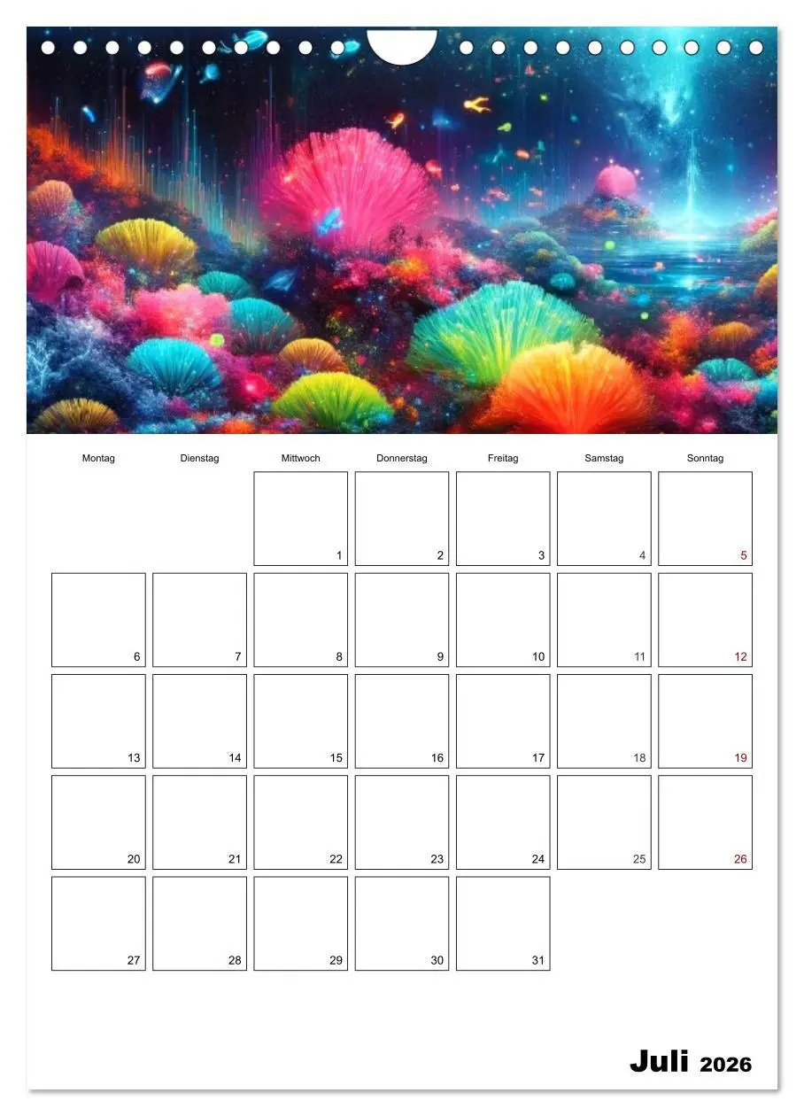 Bild: 9783516279689 | Neonlicht Familienplaner (Wandkalender 2026 DIN A4 hoch), CALVENDO...