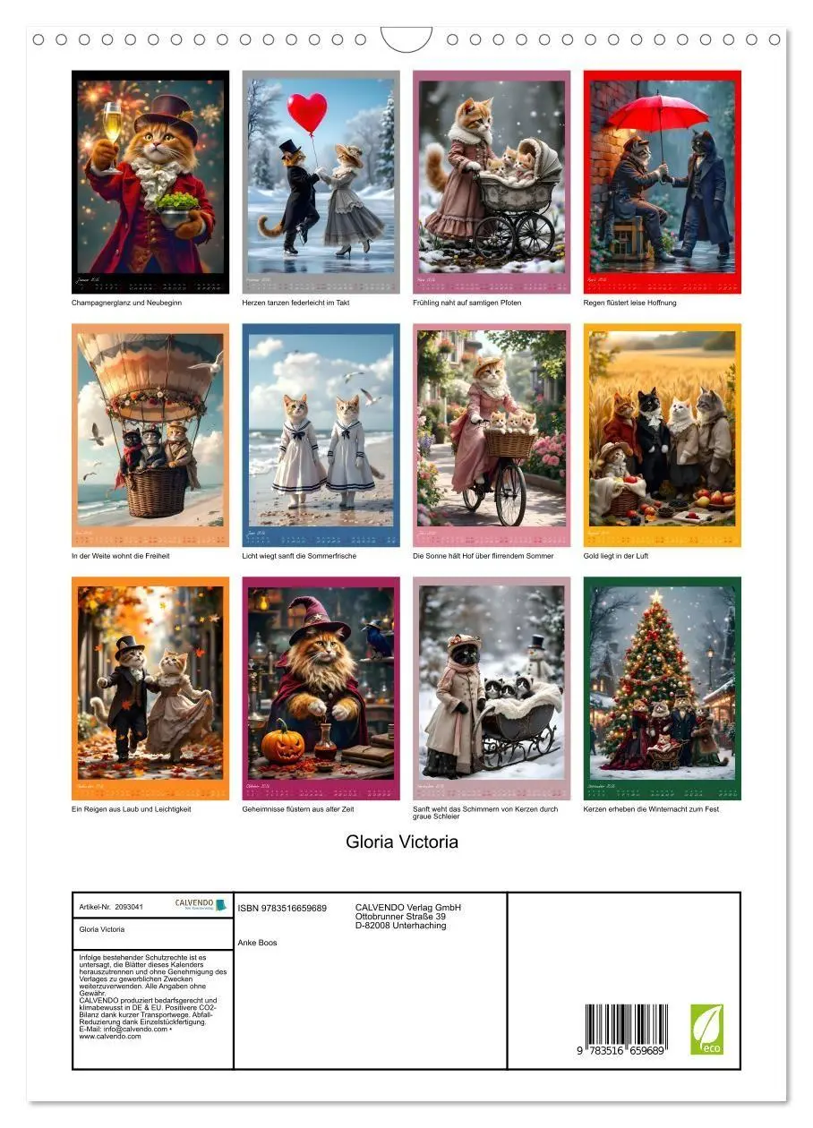 Bild: 9783516659689 | Gloria Victoria (Wandkalender 2026 DIN A3 hoch), CALVENDO...