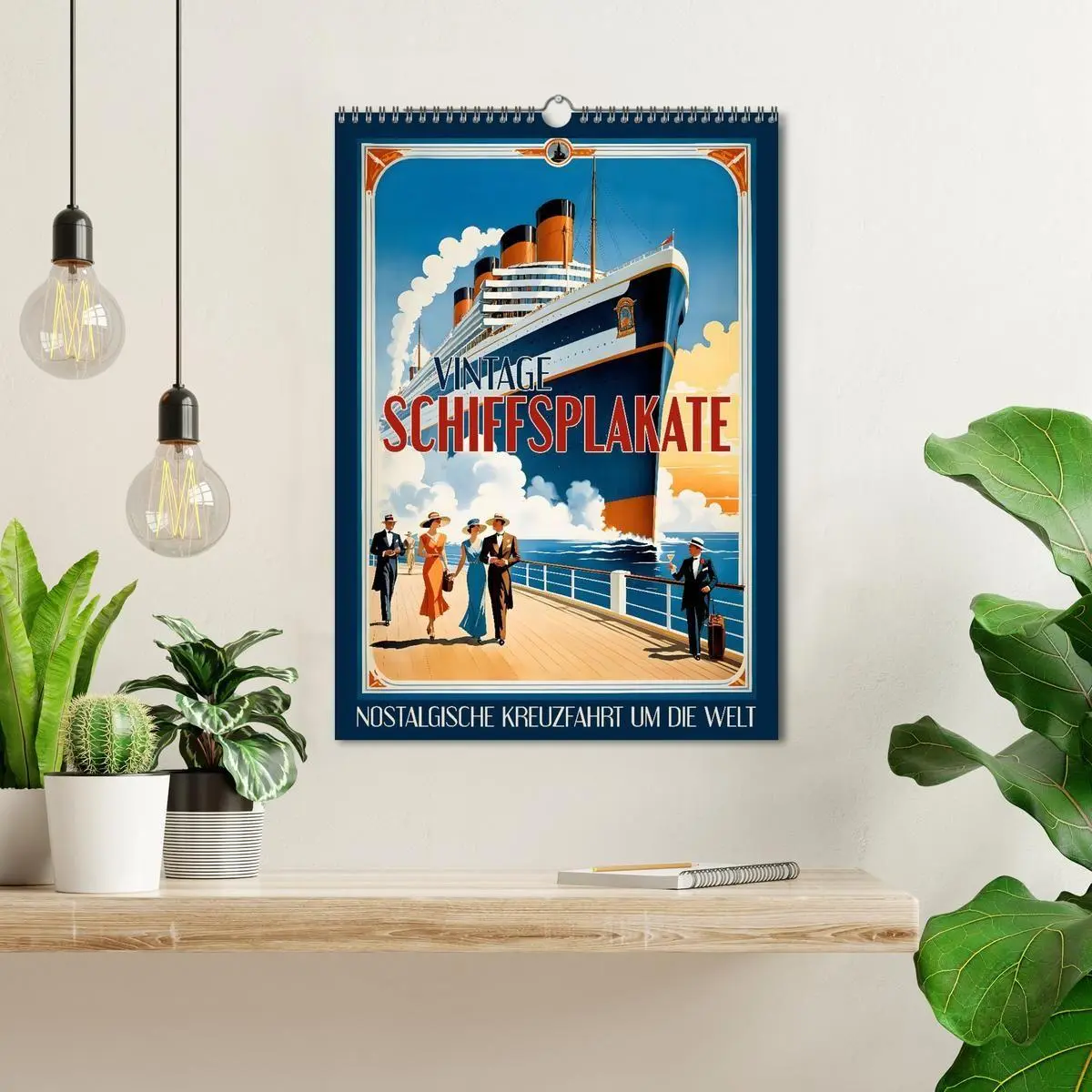 Bild: 9783516729689 | Vintage Schiffsplakate - nostalgische Kreuzfahrt um die Welt...