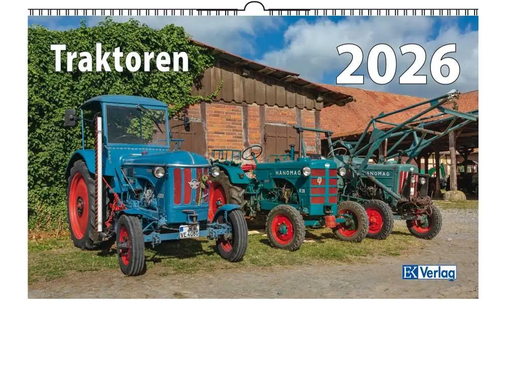 Cover: 9783844659689 | Traktoren 2026 | Kalender | 13 S. | Deutsch | 2026 | EK-Verlag