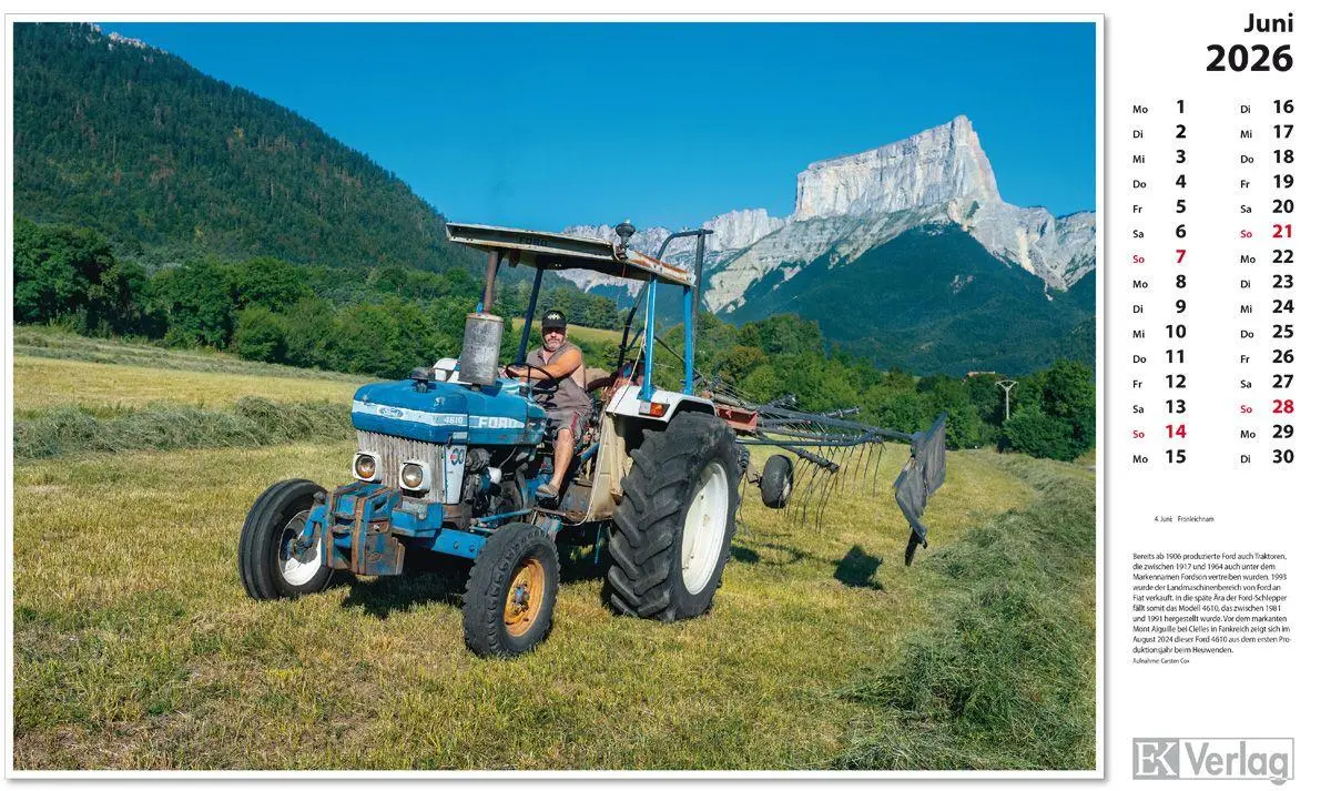 Bild: 9783844659689 | Traktoren 2026 | Kalender | 13 S. | Deutsch | 2026 | EK-Verlag