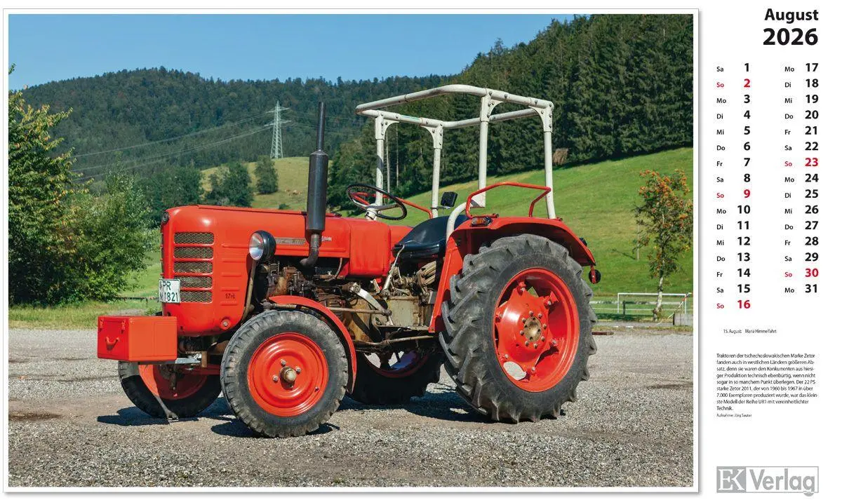 Bild: 9783844659689 | Traktoren 2026 | Kalender | 13 S. | Deutsch | 2026 | EK-Verlag