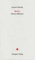 Cover: 9783851659689 | Bleibe | Maurice Blanchot, Passagen Forum | Jacques Derrida | Buch
