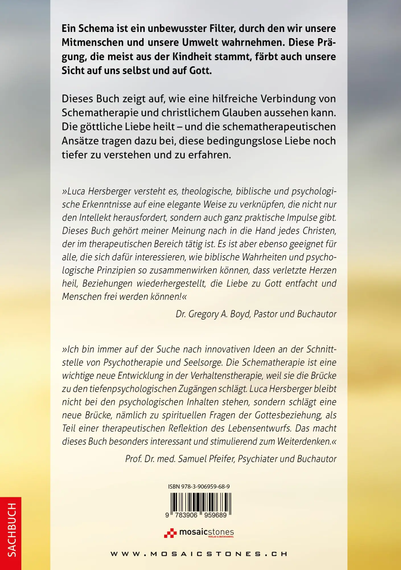 Rückseite: 9783906959689 | Heilsame Beziehungen | Luca Hersberger | Buch | Buch | Deutsch | 2022