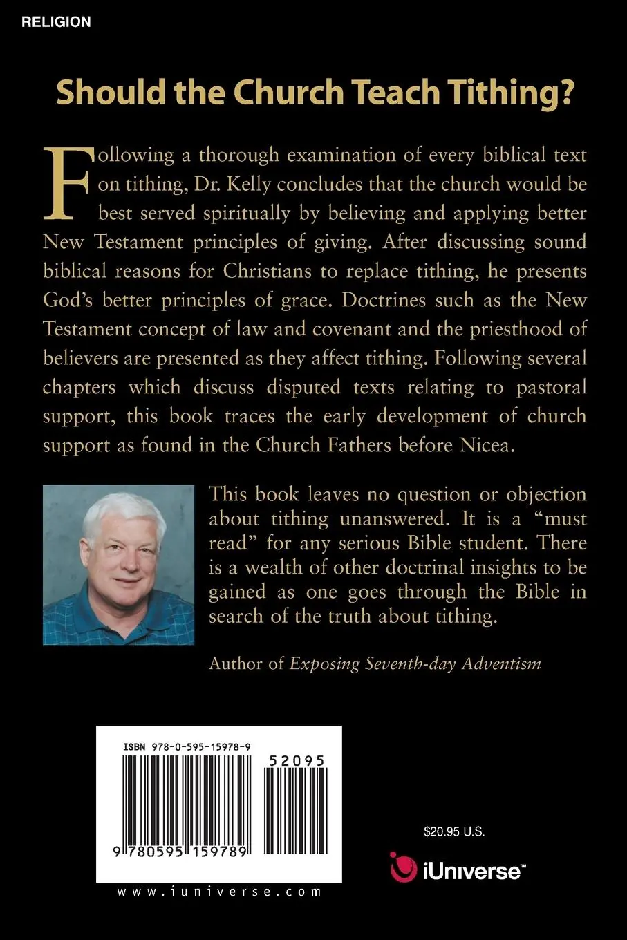 Rückseite: 9780595159789 | Should the Church Teach Tithing? | Russell Earl Kelly | Taschenbuch