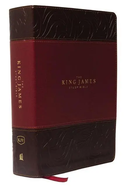 Cover: 9780718079789 | The King James Study Bible, Imitation Leather, Burgundy, Full-Color...