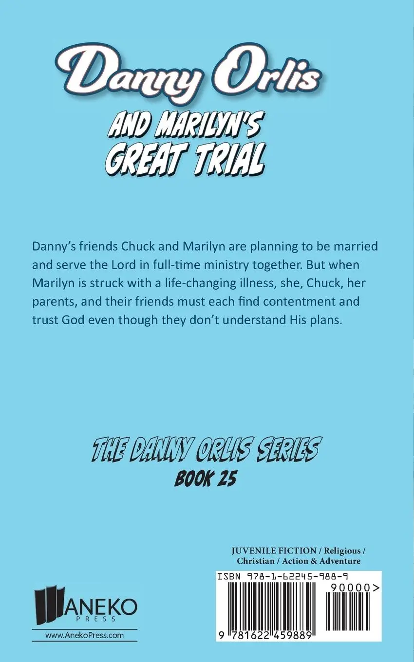 Rückseite: 9781622459889 | Danny Orlis and Marilyn's Great Trial | Bernard Palmer | Taschenbuch
