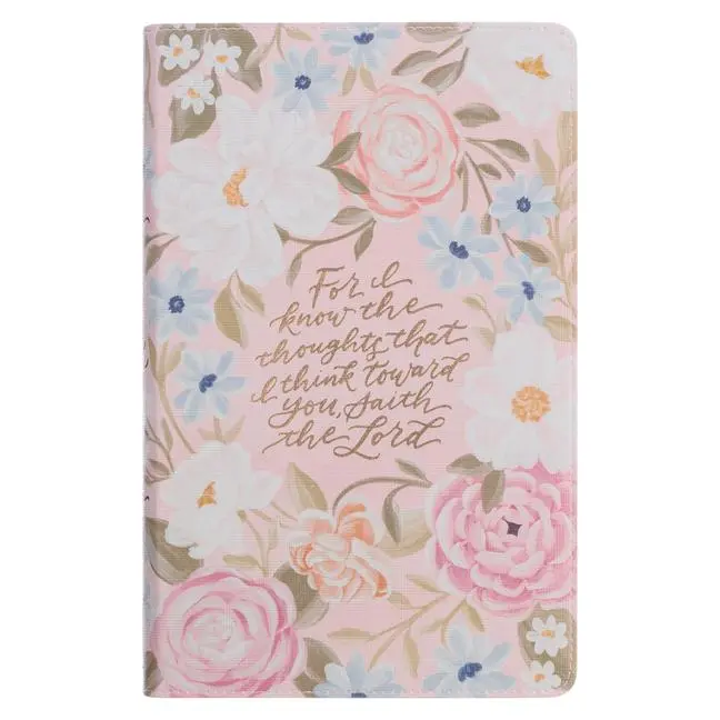 Cover: 9781639529889 | KJV Bible Giant Print Faux Leather for I Know the Plans, Pink...