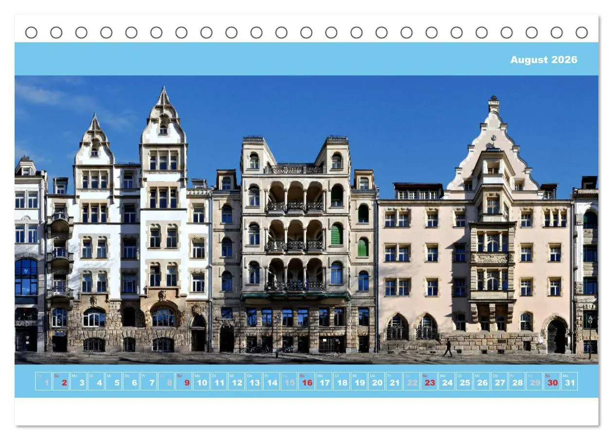 Bild: 9783516189889 | Leipzig Fassade 2026 (Tischkalender 2026 DIN A5 quer), CALVENDO...