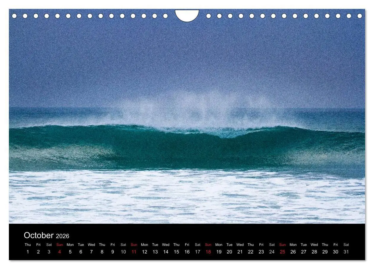 Bild: 9783516569889 | Waves in Cornwall (Wall Calendar 2026 DIN A4 landscape), CALVENDO...