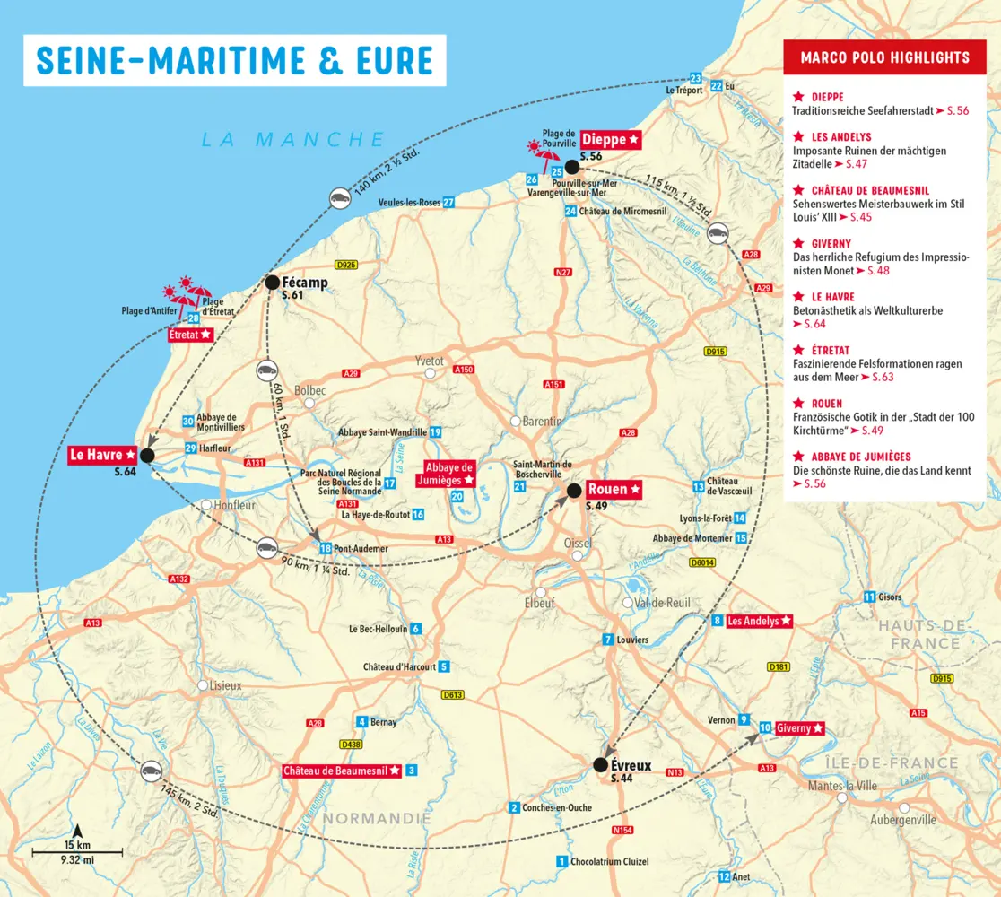 Bild: 9783829719889 | MARCO POLO Reiseführer Normandie | Stefanie Bisping (u. a.) | Buch