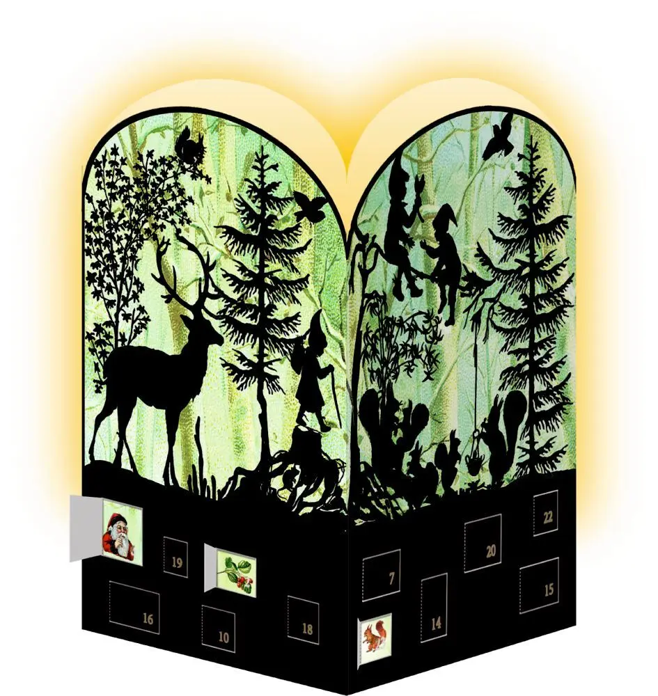 Bild: 4050003929989 | Mini-Adventskalender - Nostalgische Scherenschnitte | Barbara Behr