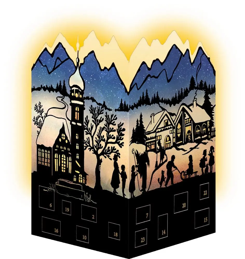 Bild: 4050003929989 | Mini-Adventskalender - Nostalgische Scherenschnitte | Barbara Behr