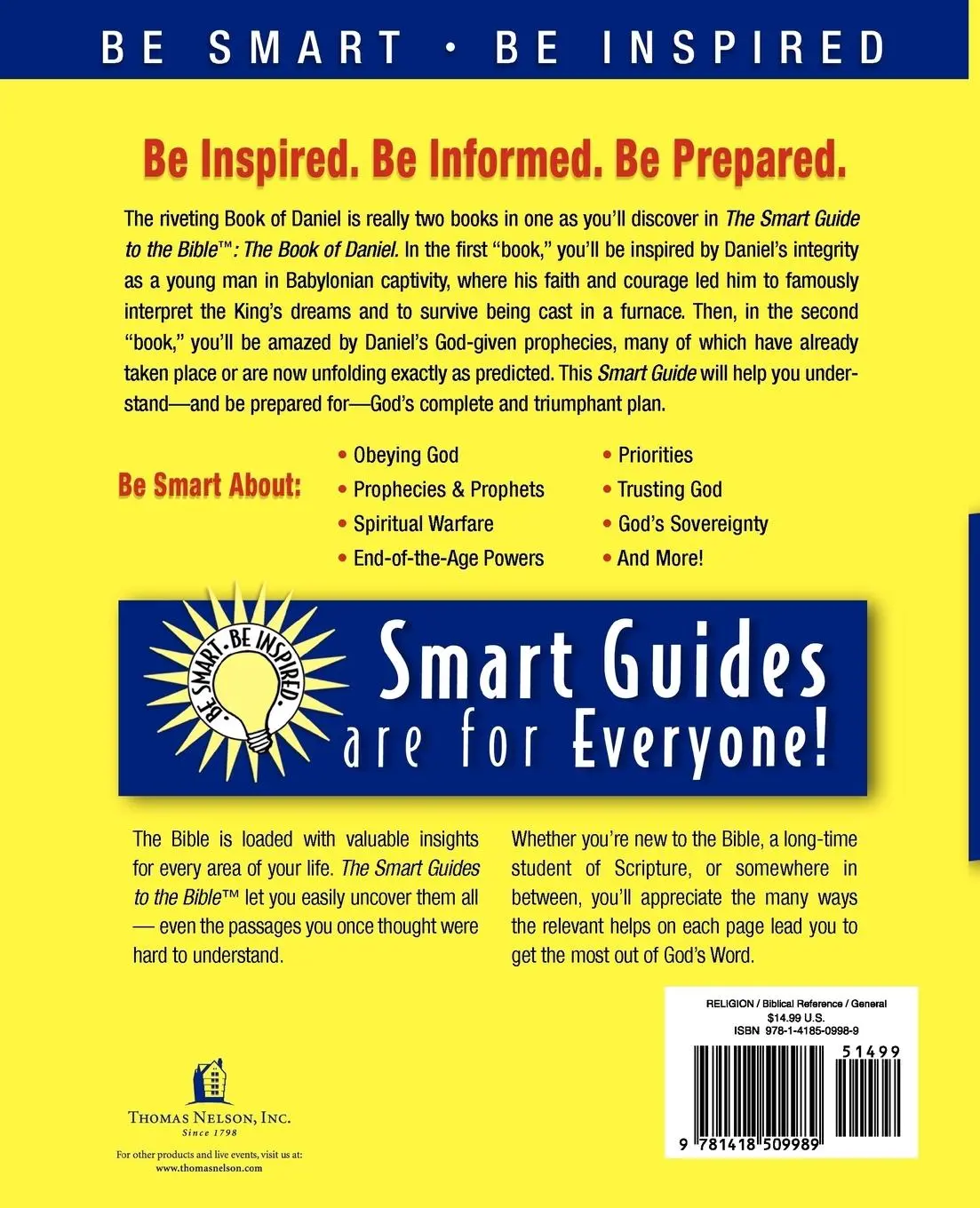 Rückseite: 9781418509989 | Daniel Smart Guide | Larry Richards | Taschenbuch | Englisch | 2007