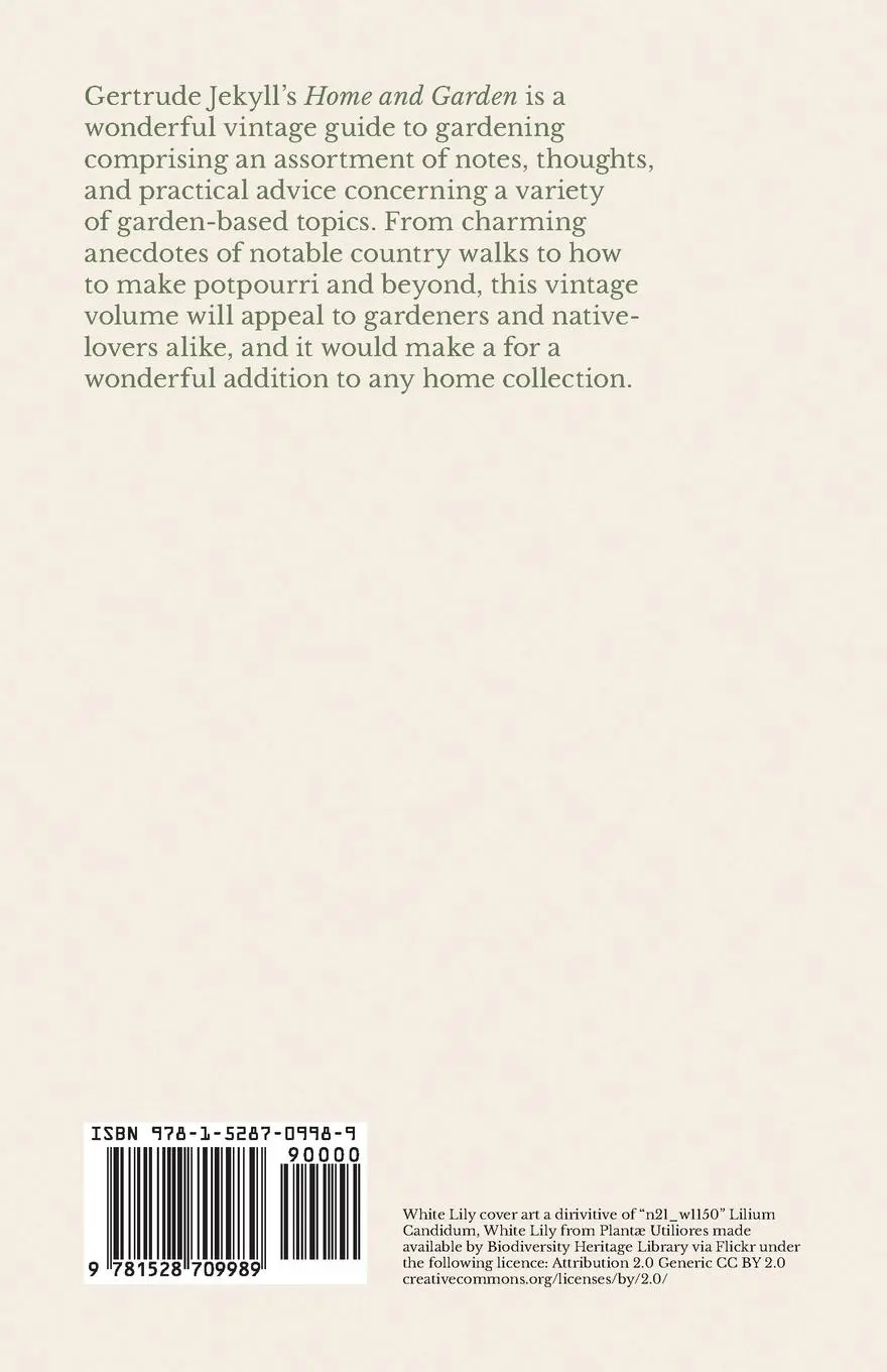 Rückseite: 9781528709989 | Home and Garden - Notes and Thoughts, Practical and Critical, of a...