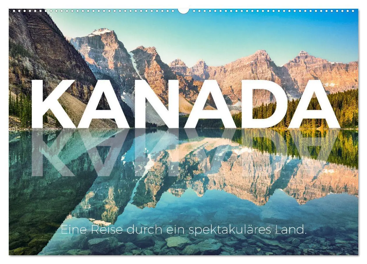 Cover: 9783457539989 | Kanada - Eine Reise durch ein spektakuläres Land. (Wandkalender...