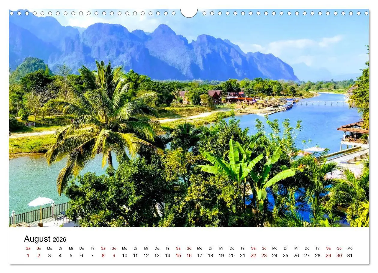 Bild: 9783457609989 | Laos - Abseits der Touristenströme. (Wandkalender 2026 DIN A3...