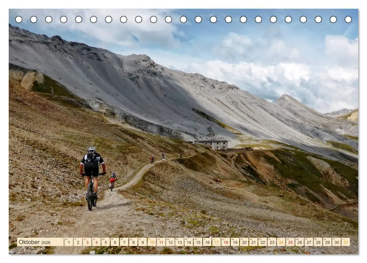 Bild: 9783457919989 | Mountainbike extrem (Tischkalender 2026 DIN A5 quer), CALVENDO...