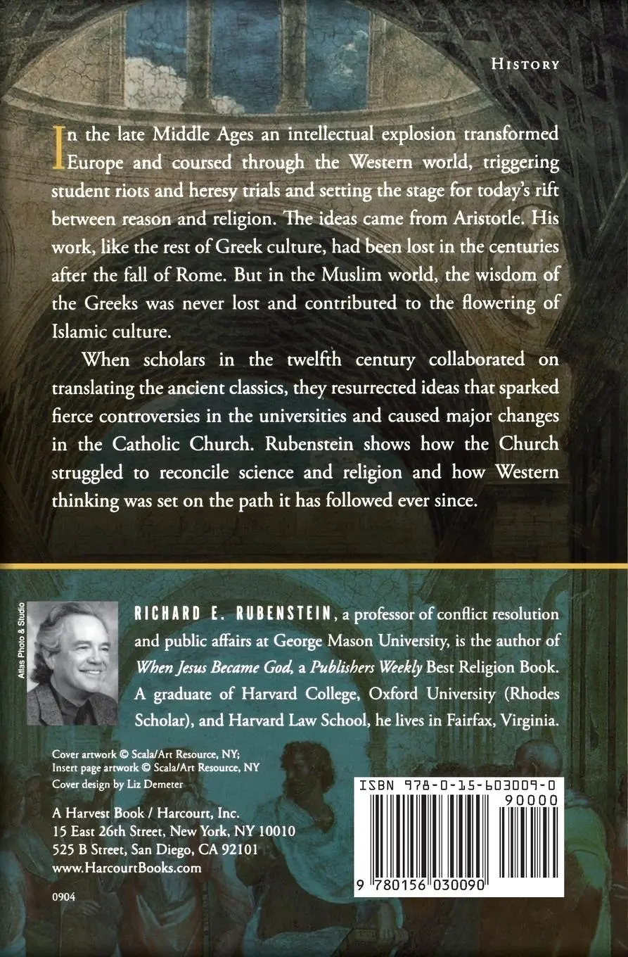 Rückseite: 9780156030090 | Aristotle's Children | Richard E. Rubenstein | Taschenbuch | Englisch