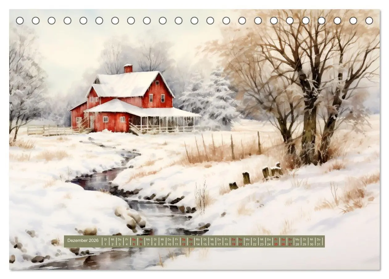 Bild: 9783457480090 | 365 Tage auf dem Land (Tischkalender 2026 DIN A5 quer), CALVENDO...