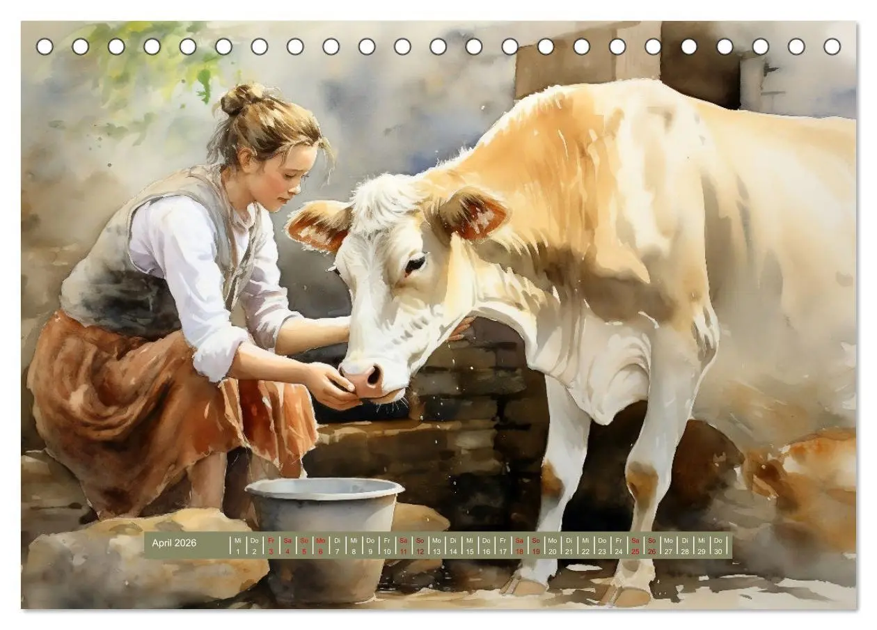 Bild: 9783457480090 | 365 Tage auf dem Land (Tischkalender 2026 DIN A5 quer), CALVENDO...