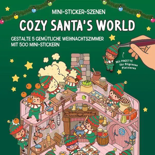 Cover: 9783625300090 | Mini-Sticker-Szenen - Cozy Santa's World I 3D-Sticker | Alain Boyer