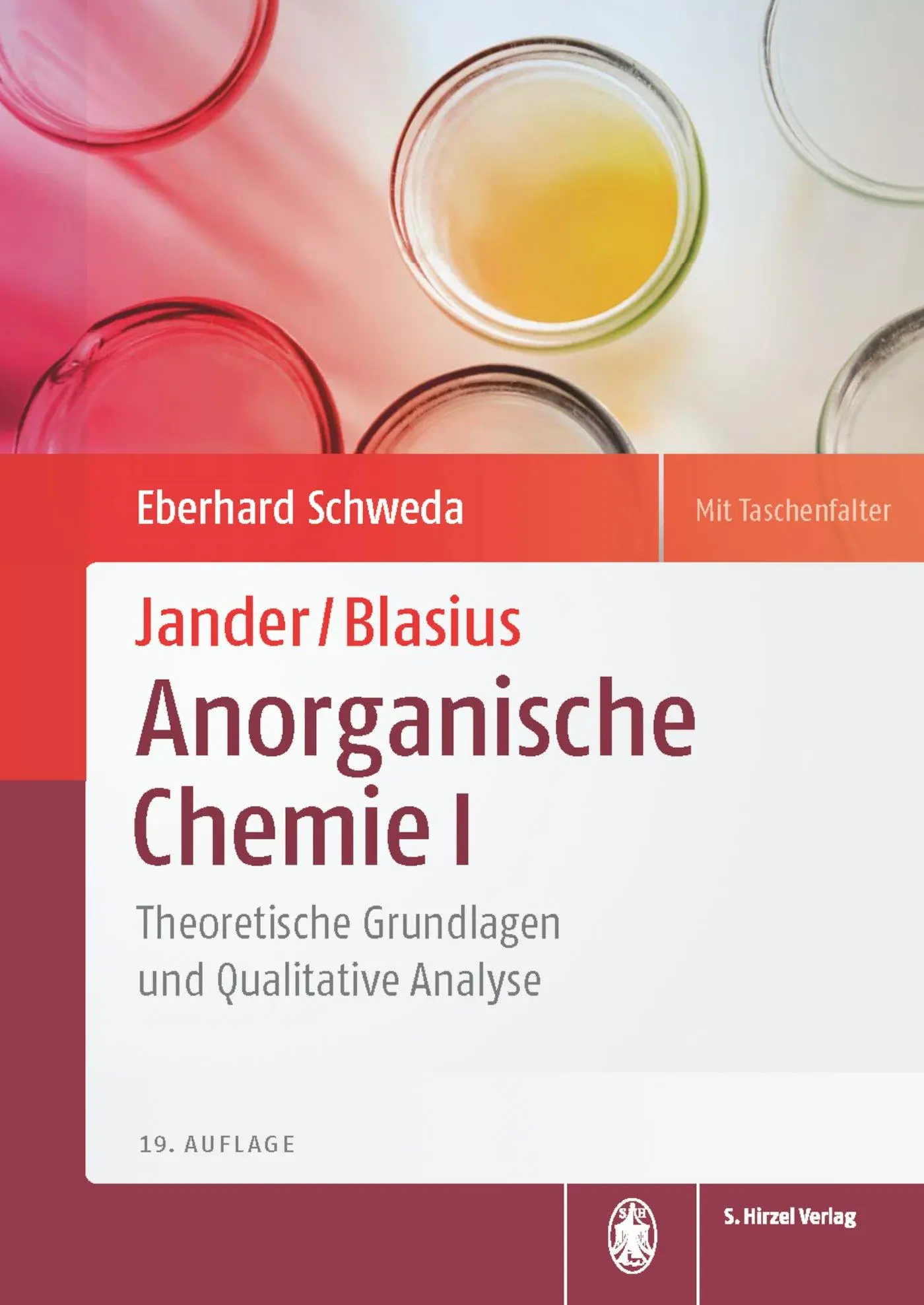 Cover: 9783777630090 | Jander/Blasius Anorganische Chemie I | Eberhard Schweda | Buch | XVI