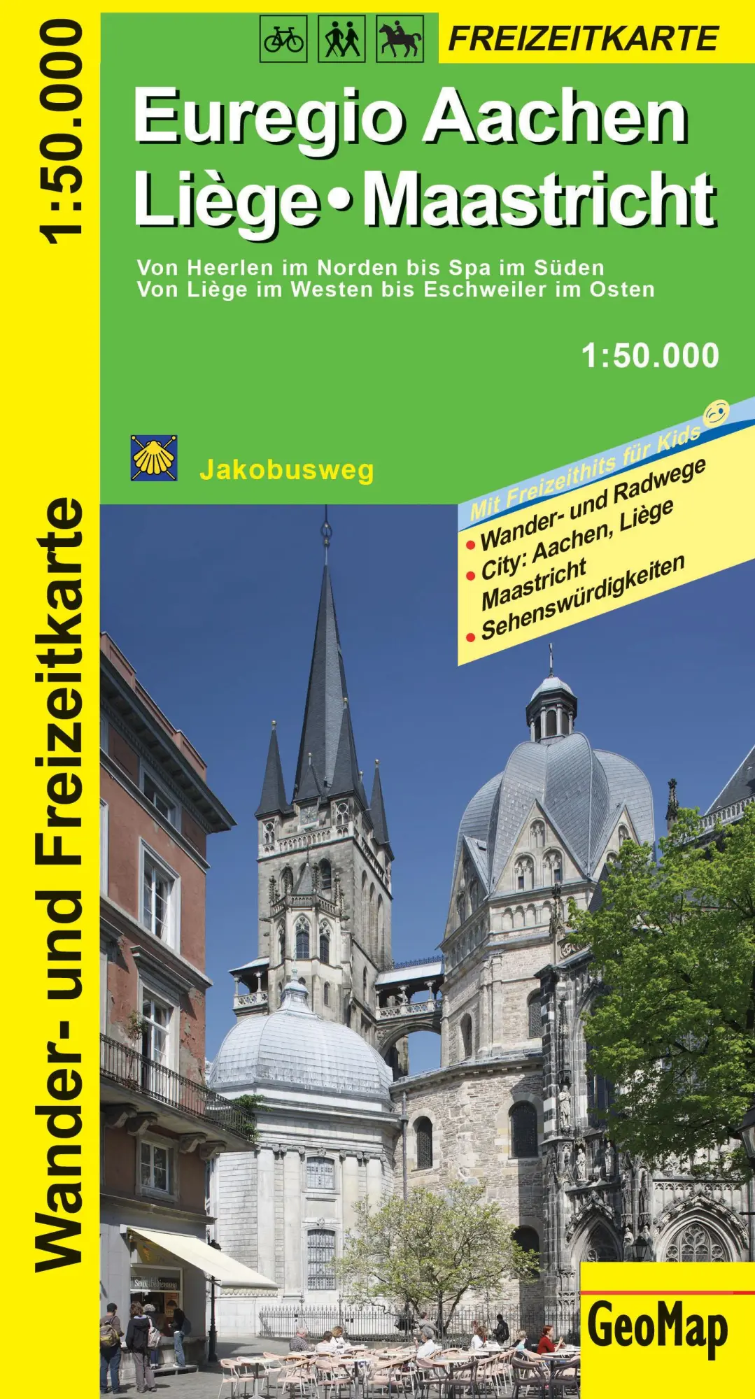 Cover: 9783959650090 | Euregio Aachen, Liege, Maastricht 1:50.000 Wander- und Freizeitkarte