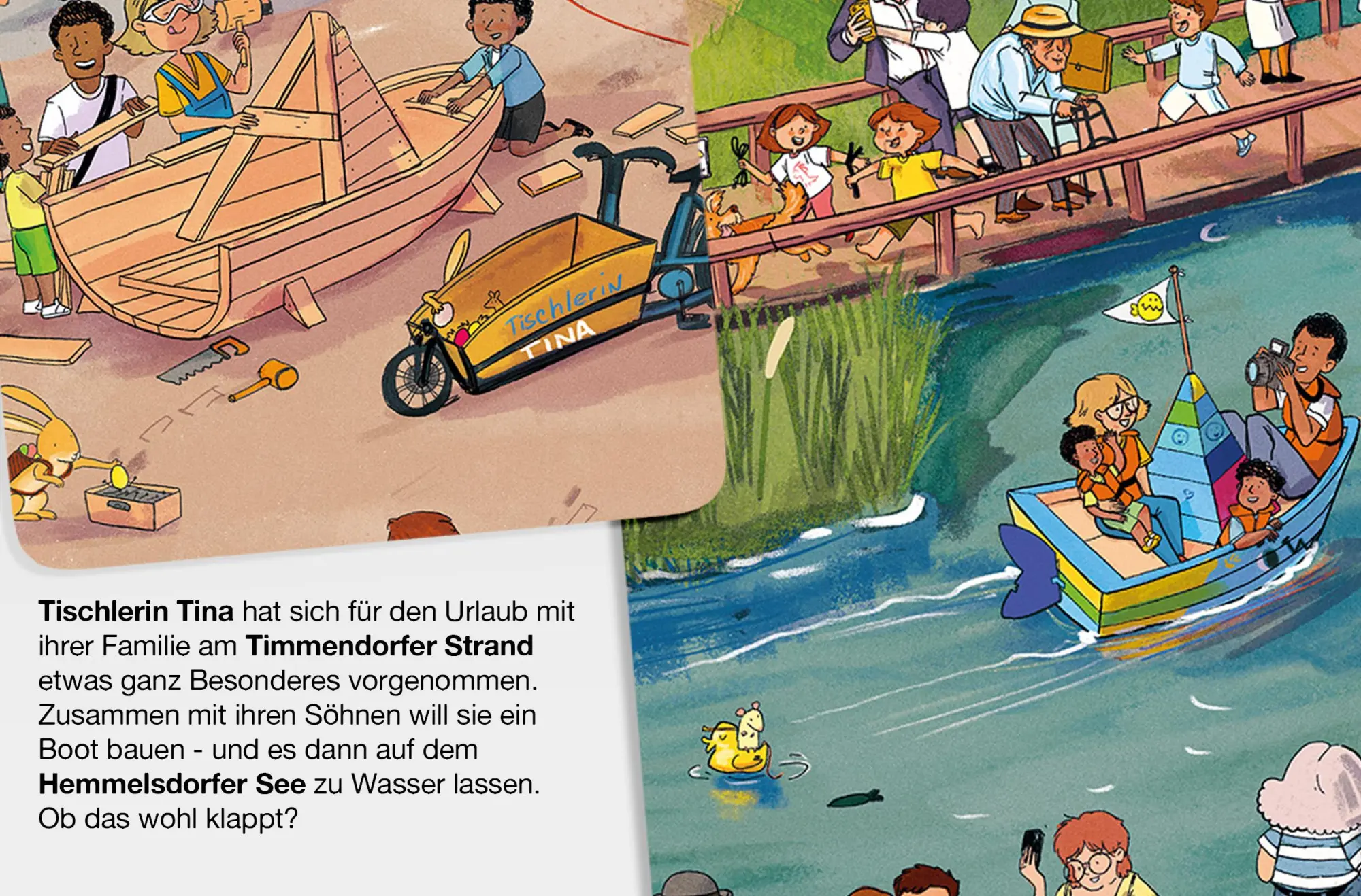 Bild: 9783988980090 | Das Timmendorfer Strand Wimmelbuch | Larysa Maliush | Buch | 16 S.