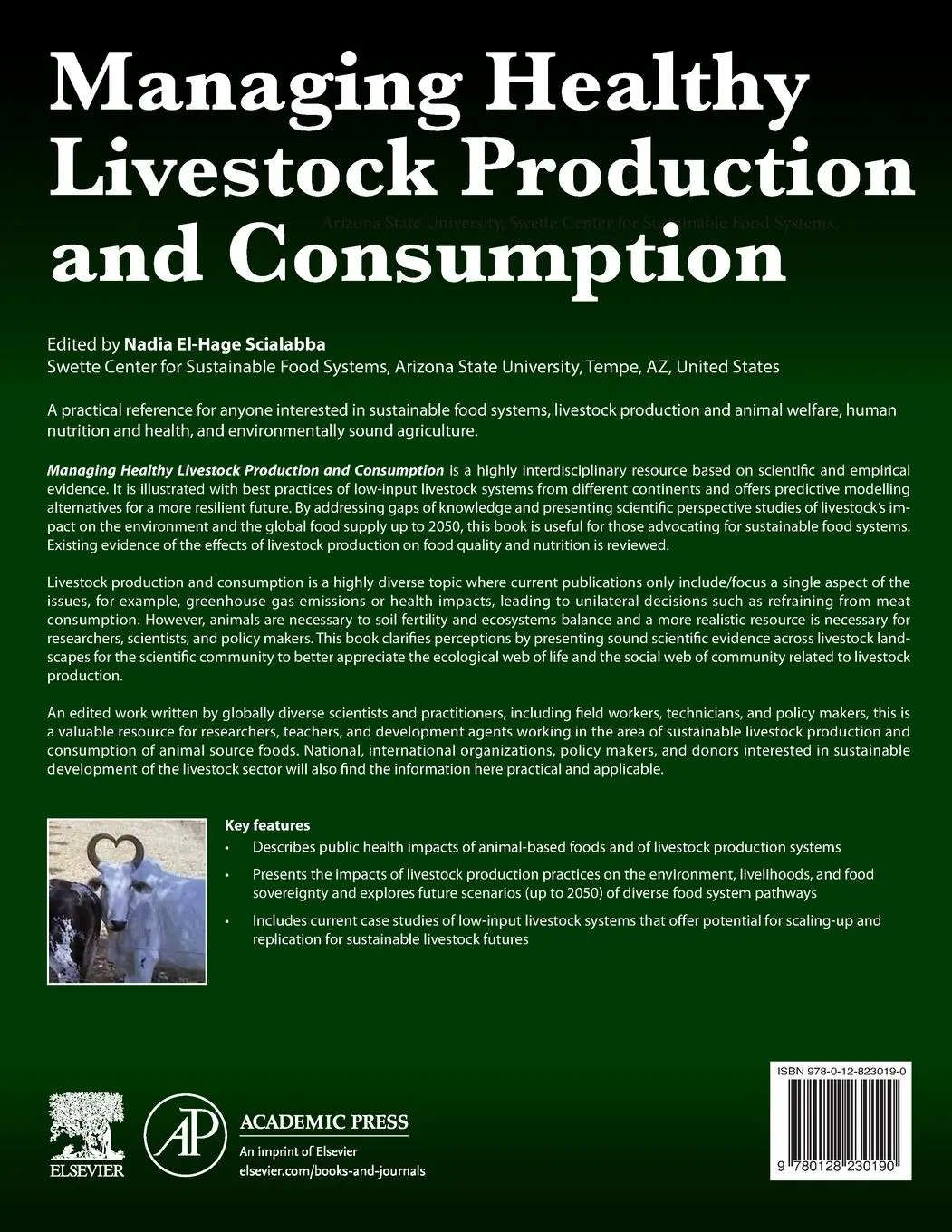 Rückseite: 9780128230190 | Managing Healthy Livestock Production and Consumption | Scialabba