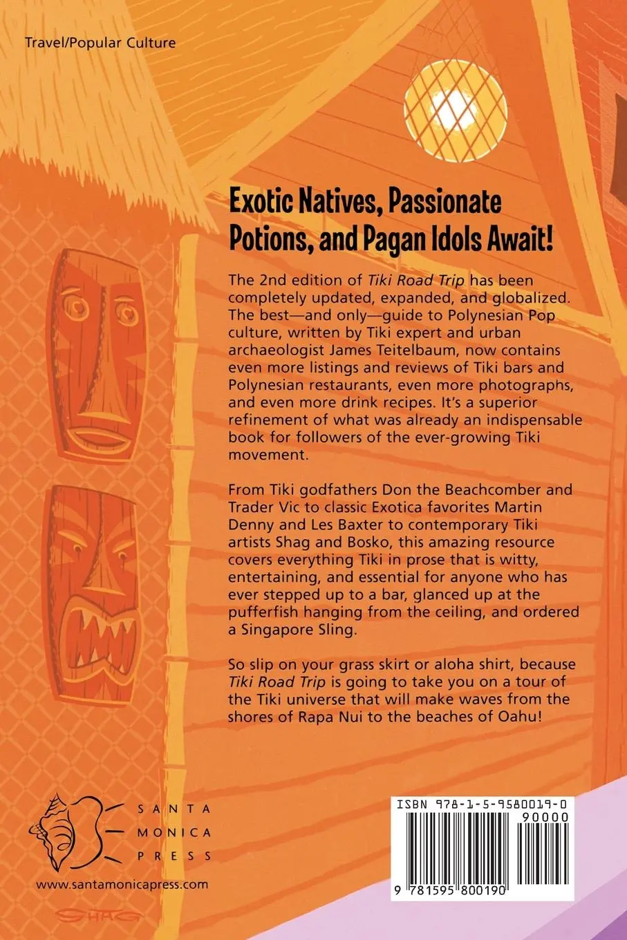 Rückseite: 9781595800190 | Tiki Road Trip | A Guide to Tiki Culture in North America | Teitelbaum