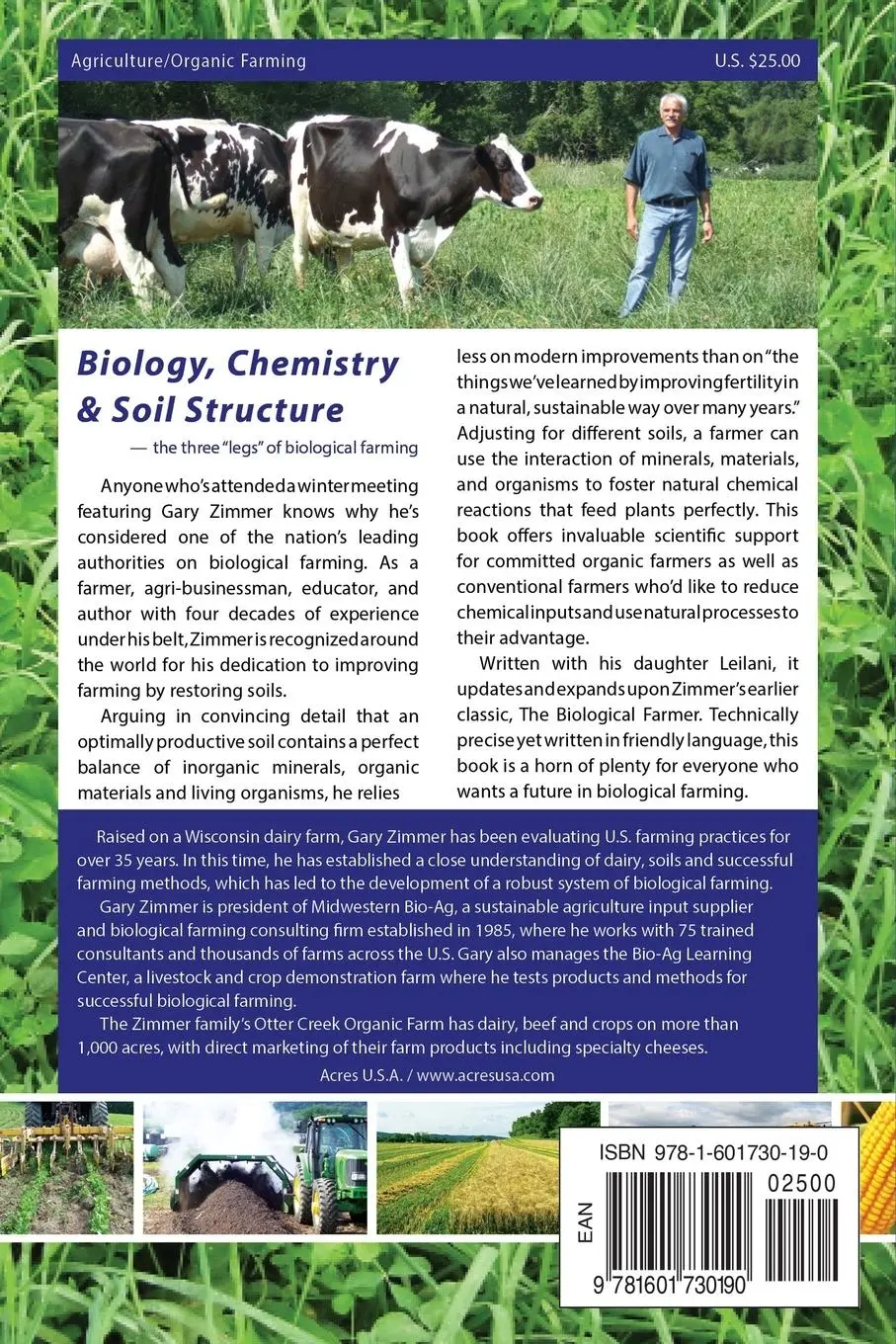 Rückseite: 9781601730190 | Advancing Biological Farming | Gary F. Zimmer (u. a.) | Taschenbuch