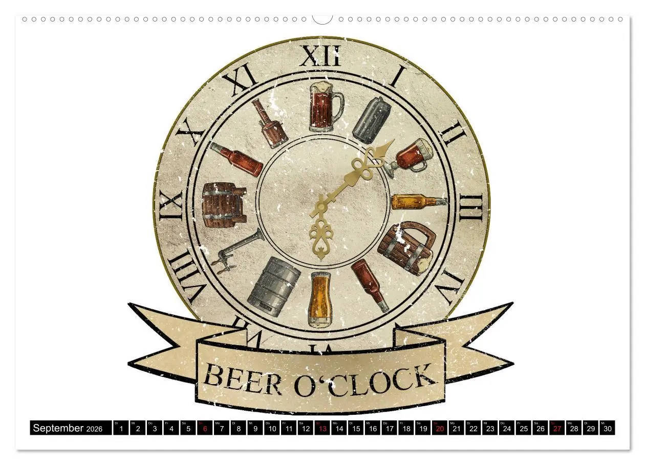 Bild: 9783457780190 | Bier - Lustige Sprüche und Grafiken (Wandkalender 2026 DIN A2...