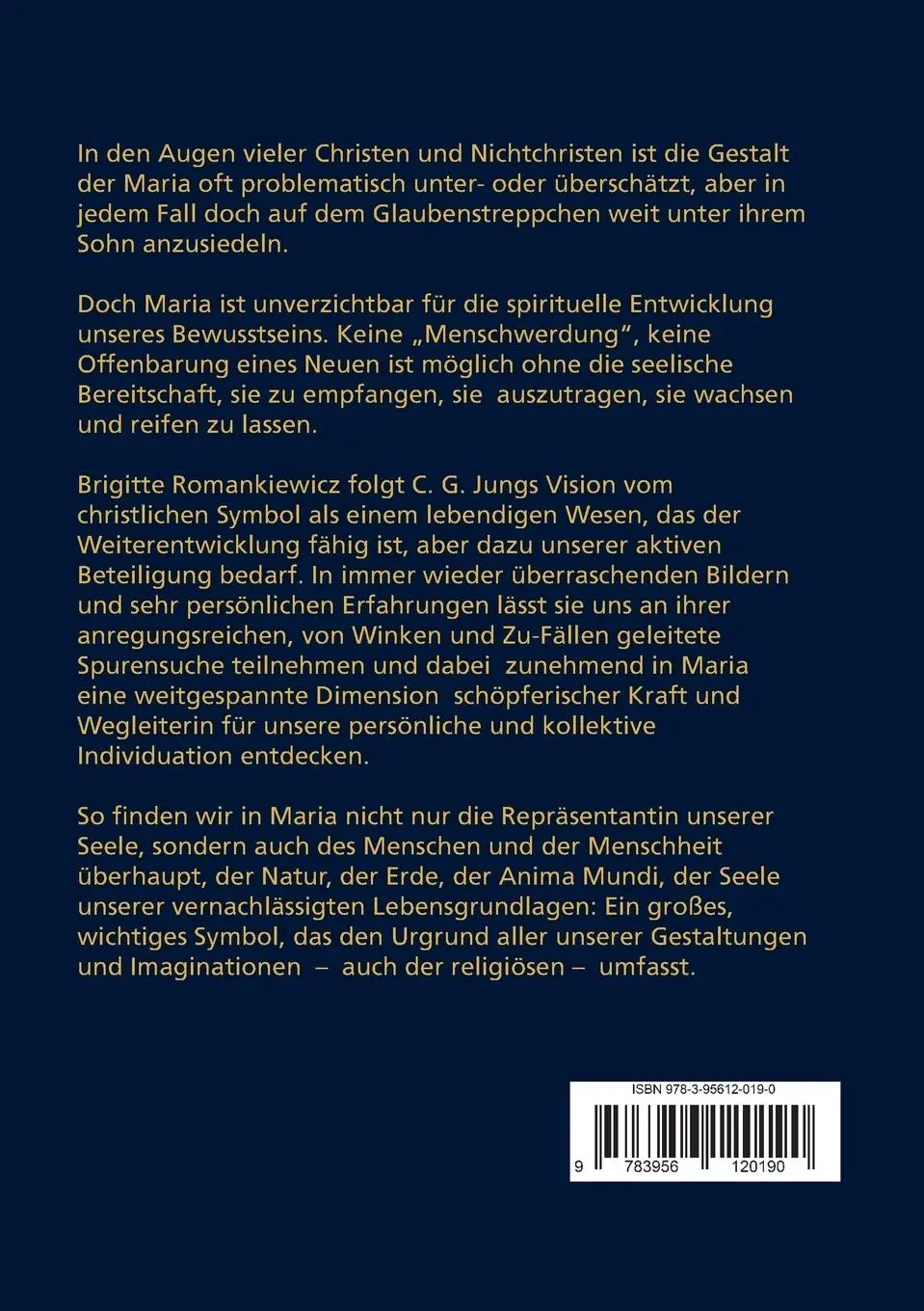 Rückseite: 9783956120190 | Ohne Maria kein Christus | Brigitte Romankiewicz | Taschenbuch | 2019