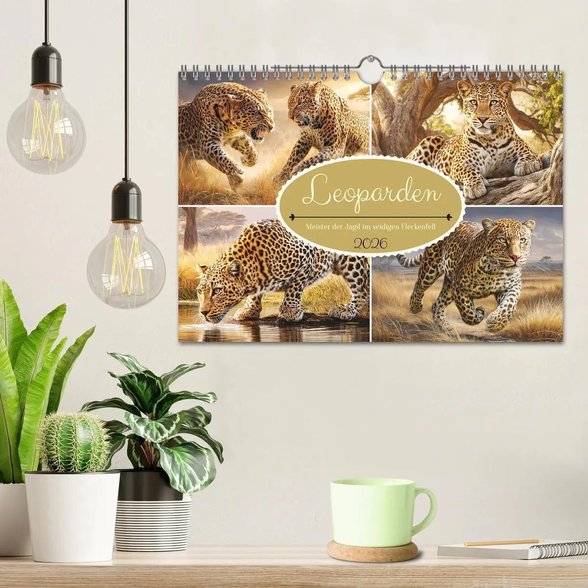 Bild: 9783457530290 | Leoparden. Meister der Jagd im seidigen Fleckenfell (Wandkalender...