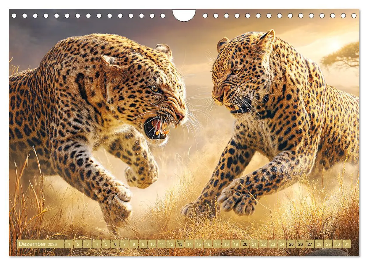 Bild: 9783457530290 | Leoparden. Meister der Jagd im seidigen Fleckenfell (Wandkalender...