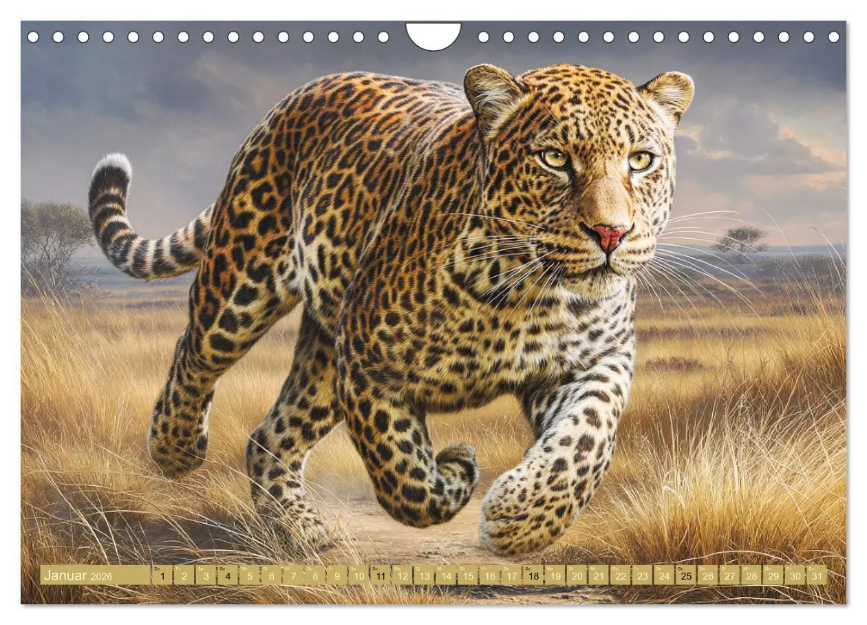 Bild: 9783457530290 | Leoparden. Meister der Jagd im seidigen Fleckenfell (Wandkalender...