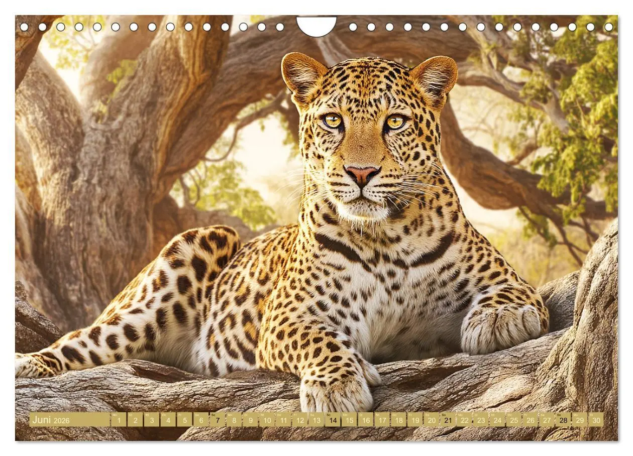 Bild: 9783457530290 | Leoparden. Meister der Jagd im seidigen Fleckenfell (Wandkalender...