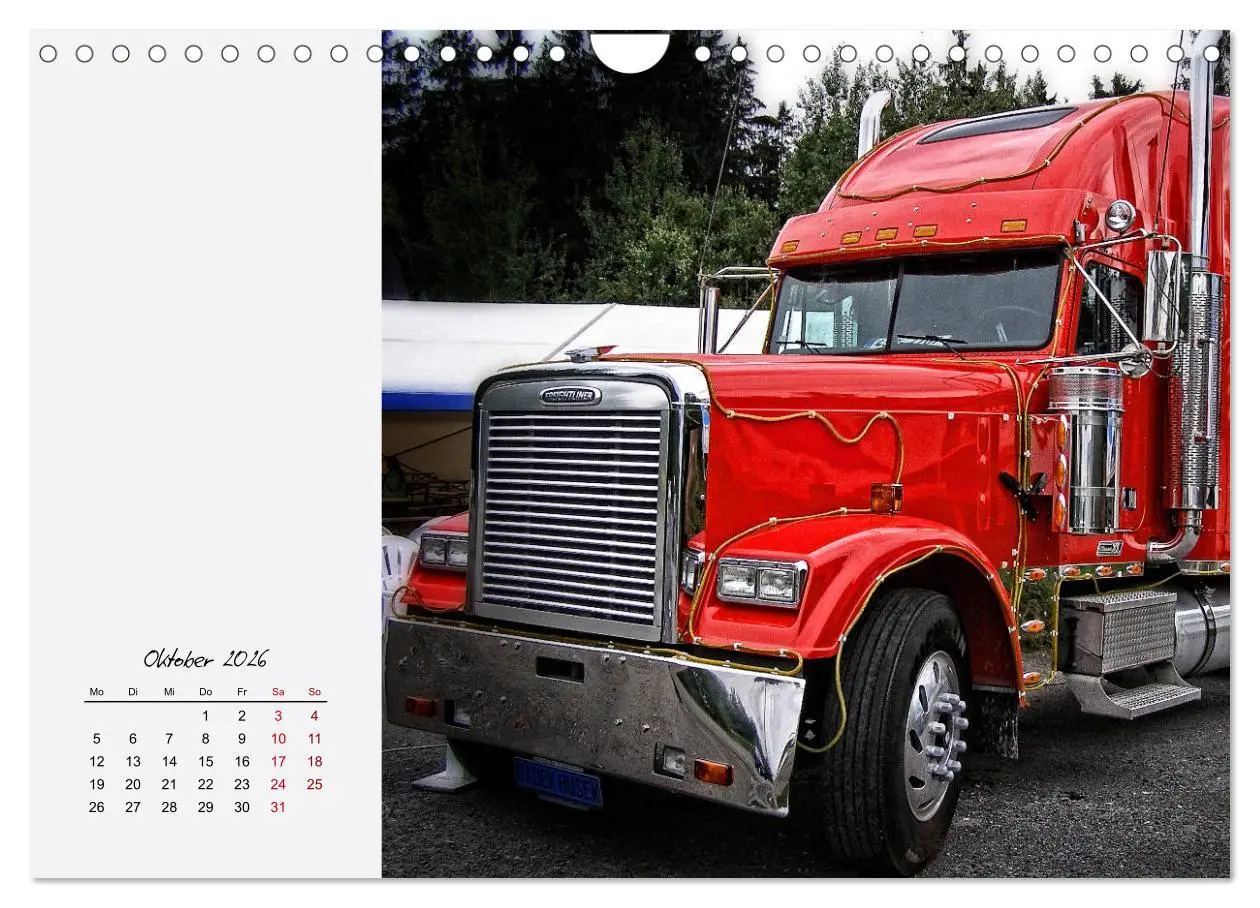 Bild: 9783457840290 | Langhauber. Coole Trucks in den USA (Wandkalender 2026 DIN A4...