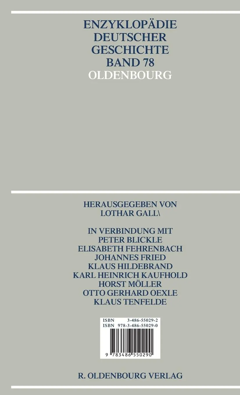 Rückseite: 9783486550290 | Der Deutsche Bund 1815-1866 | Jürgen Müller | Buch | X | Deutsch