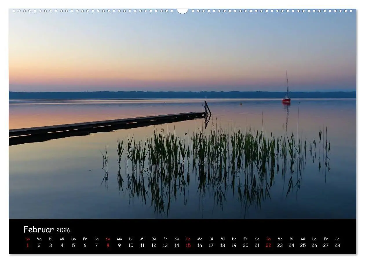 Bild: 9783516170290 | Starnberger See - Silent Moments (Wandkalender 2026 DIN A2 quer),...