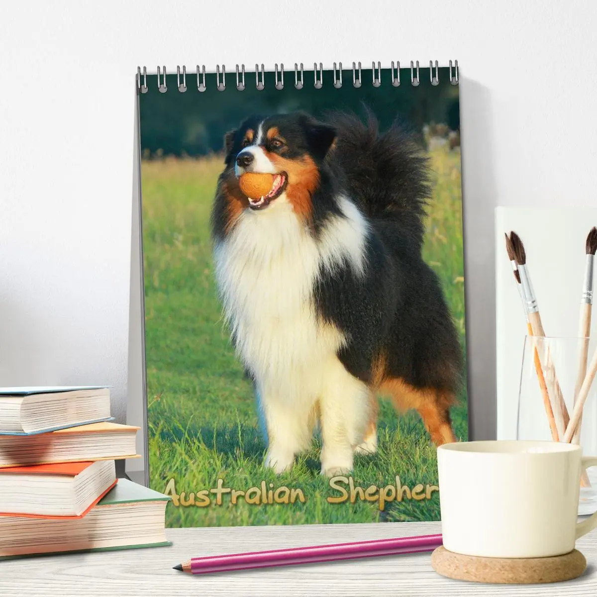Bild: 9783516480290 | Australian Shepherd (Tischkalender 2026 DIN A5 hoch), CALVENDO...