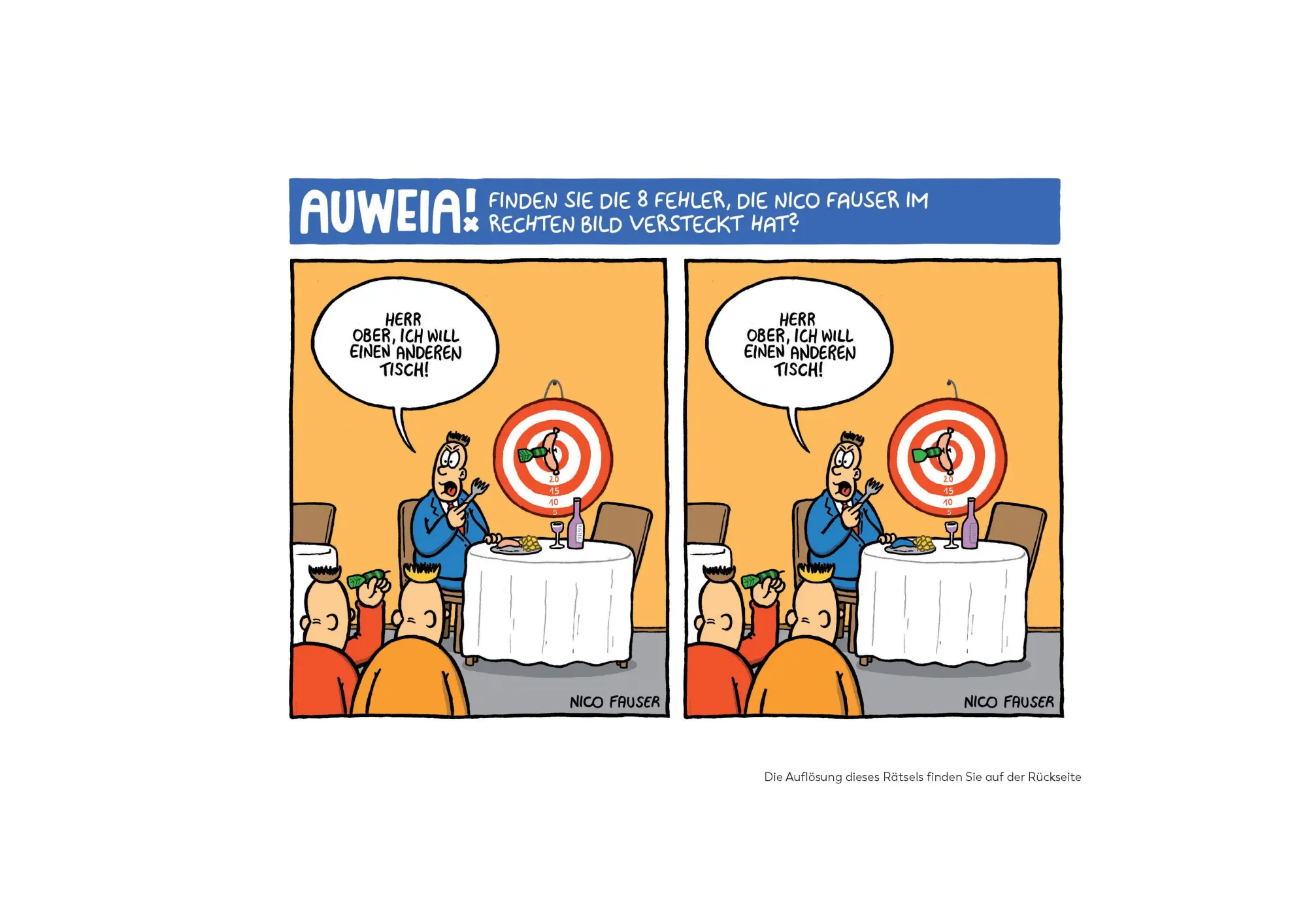 Bild: 9783809450290 | Finde den Fehler - Band Nr.2 - Bildersuchrätsel mit Cartoons | Fauser