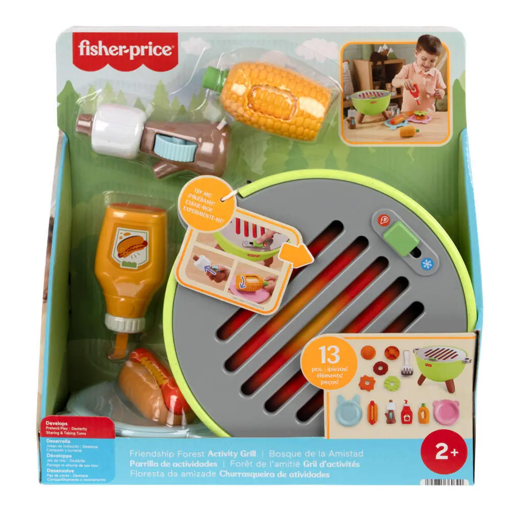 Cover: 194735360390 | Fisher-Price Camping-Freunde Kindergrill | Offene Verpackung | JLB82