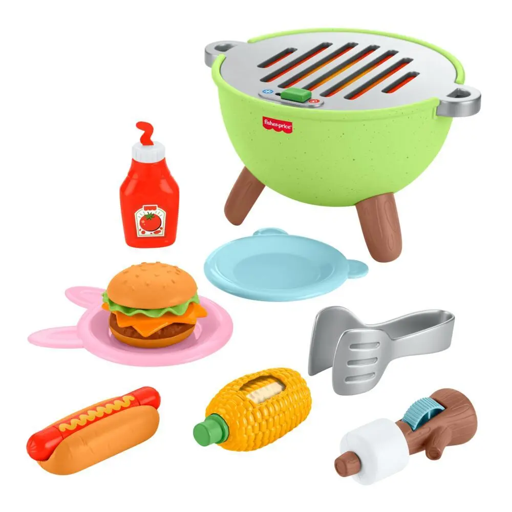 Bild: 194735360390 | Fisher-Price Camping-Freunde Kindergrill | Offene Verpackung | JLB82